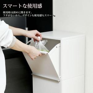 ゴミ箱 資源ゴミ 分別 ワゴン ワイド 3段 ...の詳細画像2