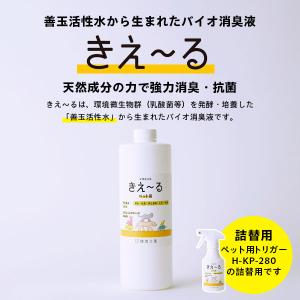 消臭スプレー きえ〜るH ペット用 詰替用 1...の詳細画像1