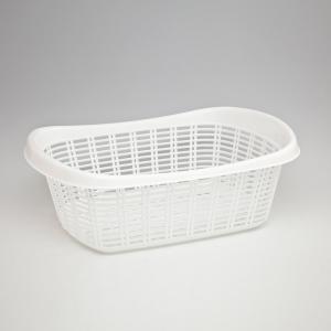 バスケット 脱衣かご ホワイト | 衣類入れ ...の詳細画像1