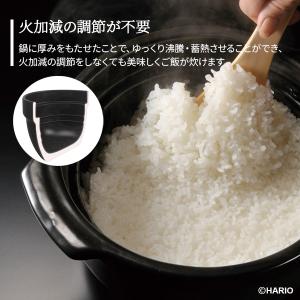 HARIO ハリオ フタがガラスのご飯釜 (1...の詳細画像2