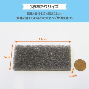 使い捨てスポンジ グレー 30個入 | キッチ...の詳細画像5