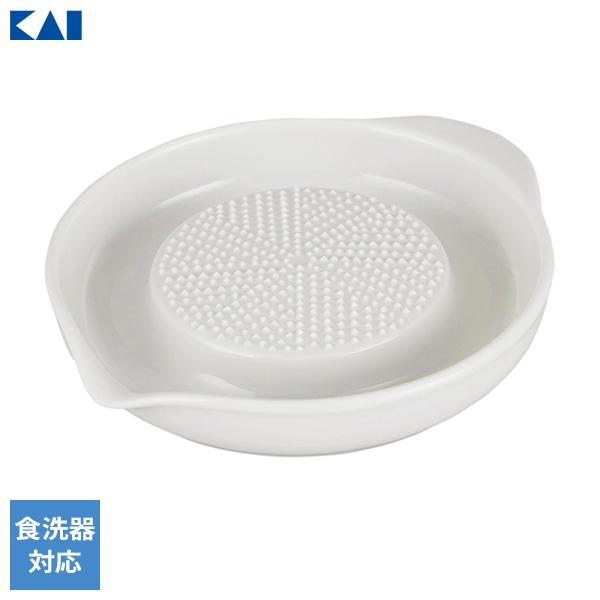 貝印 Kai Kitchen セラミック おろし器（すべり止め付き） DH-8036 ｜ おろし器 ...
