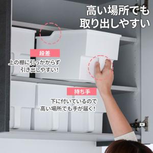キッチン収納 吊り戸棚ボックス スリム浅型 ホ...の詳細画像2