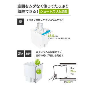 キッチン収納 吊り戸棚ボックス ショート スリ...の詳細画像3