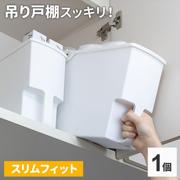 キッチン収納 吊り戸棚ボックス スリムフィット ホワイト F2668 ｜ ケース ストッカー ボック...