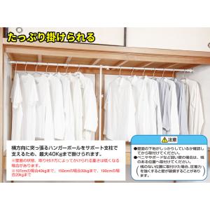 突っ張り棒 セキスイ 押入れハンガーポール 伸...の詳細画像3