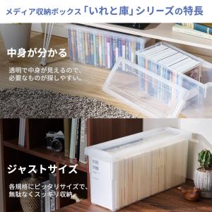 新書 収納ケース いれと庫 ビデオ・新書 クリ...の詳細画像2