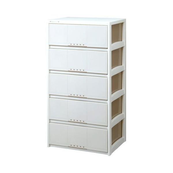 収納ケース PROfix ルームケースL6005 カプチーノ ｜ チェスト 移動 キャスター 衣装ケ...