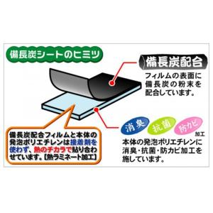 備長炭 消臭シ-ト くつ箱用 | 下駄箱シート...の詳細画像3