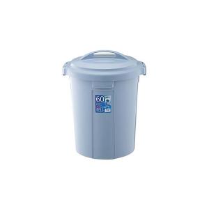 ごみ箱 ベルク ペール 60L ブルー 本体・フタセット 60N ｜ ポリバケツ ペール 分別 屋外