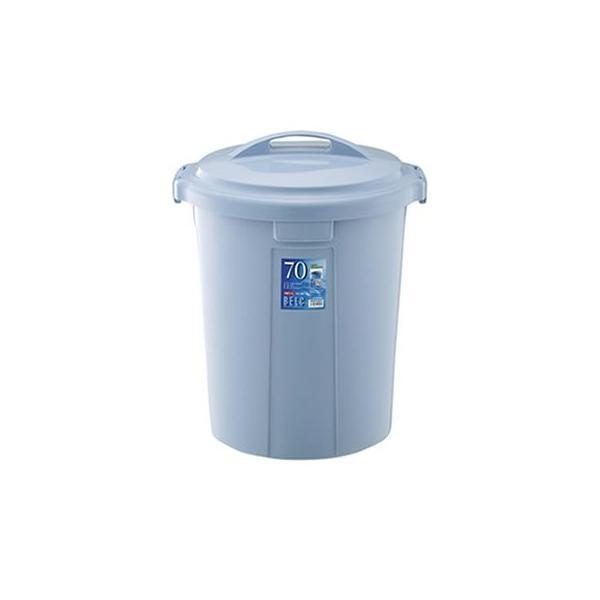 ごみ箱 ベルク ペール 75L ブルー 本体・フタセット 70N ｜ ポリバケツ ペール 分別 屋外