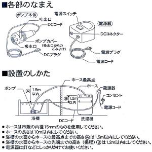 バスポンプ Ms. ポンプ プチ2 YS-20...の詳細画像2