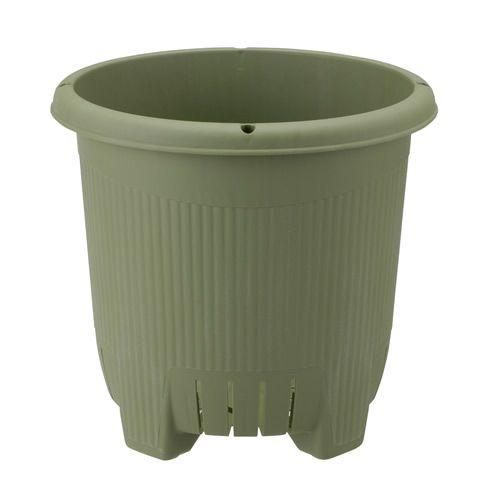 リッチェル プランター 菜園上手丸36型 グリーン ｜ 植木鉢 プラスチック製 家庭菜園 鉢