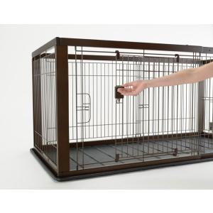 リッチェル 木製スライドペットサークル ワイド...の詳細画像4