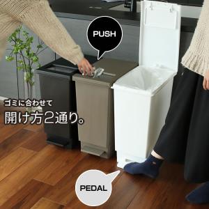ゴミ箱 ユニード プッシュ&ペダル45...の詳細画像1