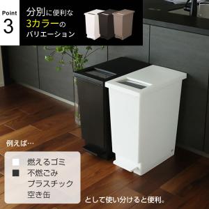 ゴミ箱 ユニード プッシュ&ペダル45...の詳細画像5