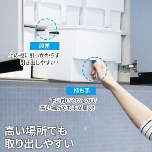 キッチン収納 吊り戸棚ボックス ワイド ホワイ...の詳細画像2