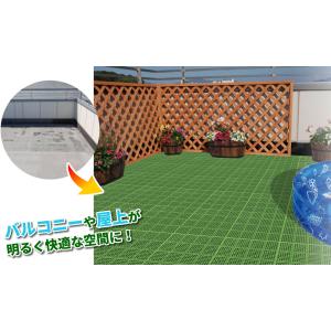 ベランダ マット 水切りユニット 30×30c...の詳細画像2
