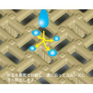 ベランダ マット 水切りユニット 30×30c...の詳細画像4