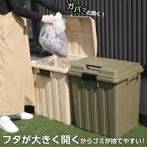 ごみ箱 連結ハンドルペール90 カーキベージュ...の詳細画像3