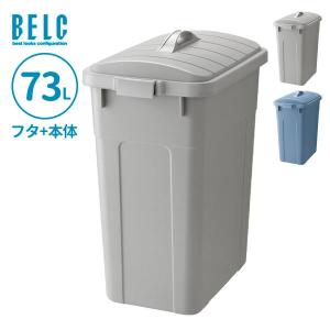 RISU（リス） ごみ箱 ベルク 角ペール 45D 本体+フタセット 47L ライト