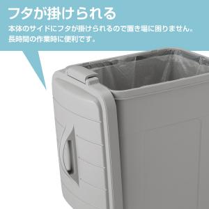 ごみ箱 ベルク 角ペール 70D 本体+フタ ...の詳細画像3