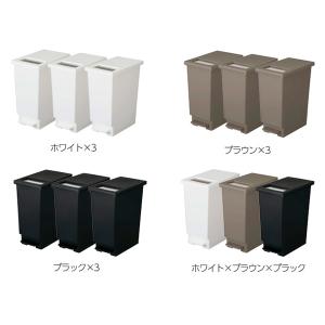 ゴミ箱 ユニード プッシュ&ペダル30S 3個...の詳細画像2