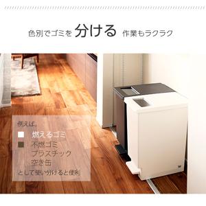 ゴミ箱 ユニード プッシュ&ペダル30S 3個...の詳細画像5