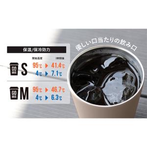 保冷カップ GOMUG M ベージュ/グレー ...の詳細画像4