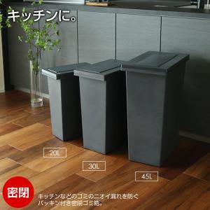 ゴミ箱 キッチン エバンMP 密閉 プッシュペ...の詳細画像1