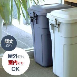 ゴミ箱 屋外 トラッシュカン 30L グレー/...の詳細画像2