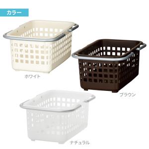かご ミニバスケット ホワイト /ブラウン /...の詳細画像5