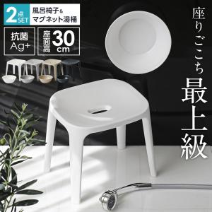 アスベル（ASVEL） 風呂いす バス用品2点セット バスチェア+マグネット