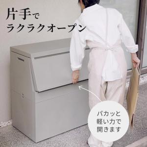 屋外 ゴミ箱 大容量 屋外ストッカー ソロウ ...の詳細画像4