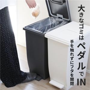 ゴミ箱 小窓 パッキン付き プッシュ&ペダル ...の詳細画像5