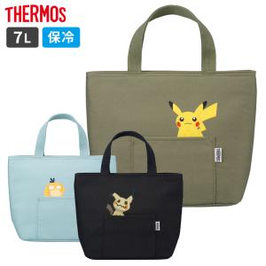 サーモス 保冷ランチバッグ 7L RFR-007PK（ポケモン） ｜ THERMOS 弁当 バッグ  大きめ 保冷バッグ 弁当袋 持ち運び 洗える ポ｜びーんず生活雑貨デポ