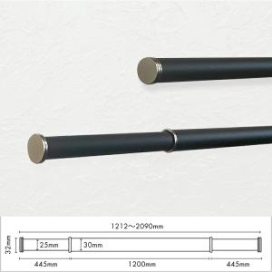 Laundry pole 物干し竿 室内 屋外...の詳細画像3