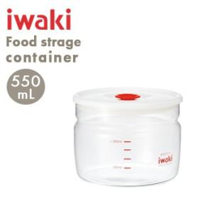 【 対応 】iwaki 密封パック 保存容器　550ml KT7001MP-R【 保存容器 容器 密閉 電子レンジ対応 】[iwaki 保存容器]4905284088606