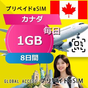 データ通信 eSIM カナダ eSIM 1GB ...の商品画像
