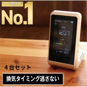 CO2センサー 2台セット 二酸化炭素濃度測定器 高精度 NDIRセンサー搭載