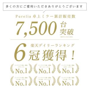卓上ミラー 鏡 折りたたみ Mサイズ 12cm...の詳細画像3