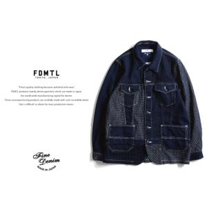 FDMTL  fa24jk12r  FDMTL PATCHWORK 3RD JACKET RINSE...