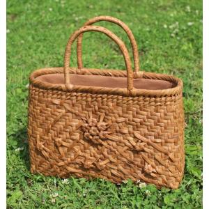 ＷＥＢ限定カラー有 #snb 山葡萄 カゴバッグ ハンドバッグ バスケット