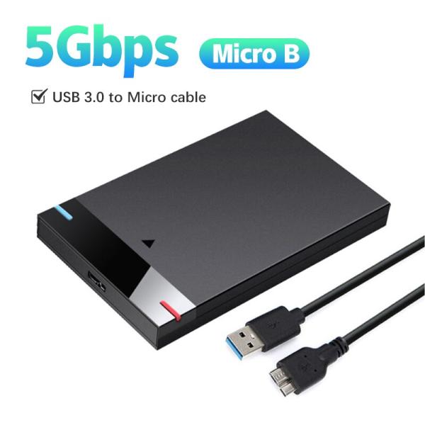 エンクロージャ HDD ケース 2.5 インチ Micro B USB 3.0Type-C ケーブル...