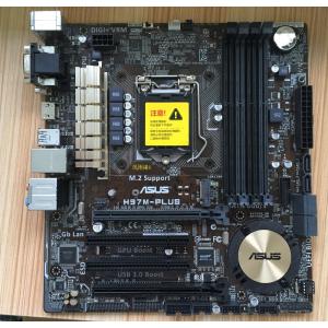 中古美品ASUS  H97M-PLUS  マザーボード  Intel H97 LGA 1150　Mi...