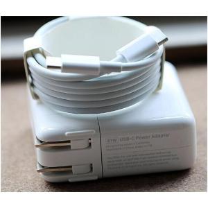 新品代用品   修理交換用 APPLE 61w (A1947) USB-C A1718 電源充電器 ...