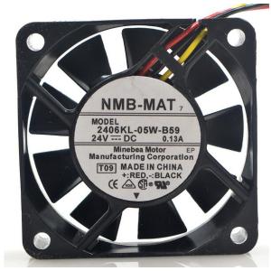 新品　 NMB 2406KL-05W-B59 60X60X15MM DC24V 0.13A 冷却ファ...