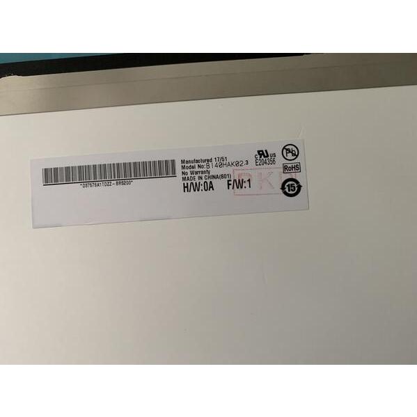 新品  AUO B140HAK02.3 タッチ機能付き液晶パネル 14.0インチ 1920x1080