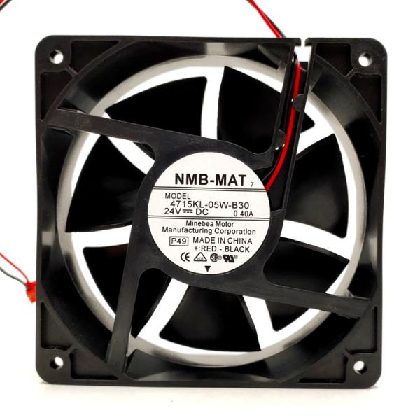 新品　NMB-MAT7 4715KL-05W-B30 12038 24V 0.4A 12CM ファン