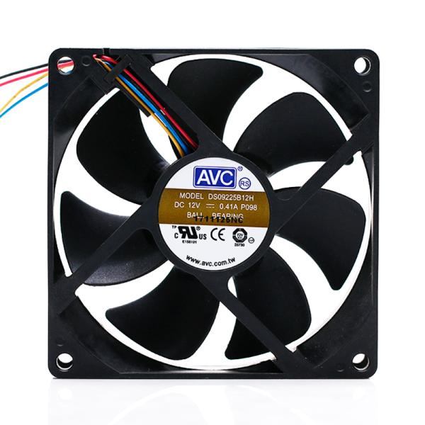 新品　AVC DS09225B12H 12V 0.41A 9CM 9225 4線　PWM　ファン